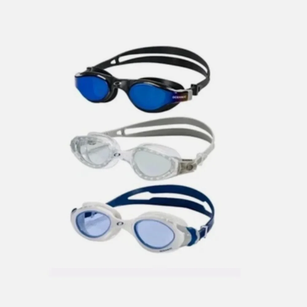 NEW! Oceanic Swim Goggles 3-Pack Large/XL One Size Fits Most  Anti-Fog UV